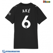 Fotballdrakt Dame Manchester City Nathan Ake #6 Bortedrakt 2025-26 Kortermet